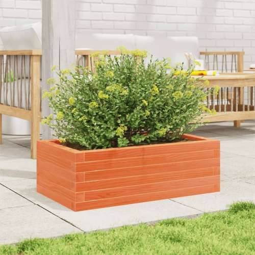 Vrtna sadilica voštano smeđa 70 x 40 x 23 cm masivna borovina - Voštano smeđa 70 x 40 x 23 cm 1 Cijena