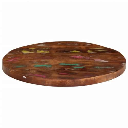 Stolna ploča Ø 70 x 2,5 cm okrugla od masivnog obnovljenog drva - Obnovljeno drvo (prirodno) 70 cm 1 25 mm Cijena