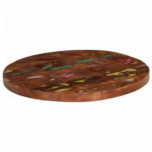 Stolna ploča Ø 80 x 2,5 cm okrugla od masivnog obnovljenog drva - Obnovljeno drvo (prirodno) 80 cm 1 25 mm Cijena