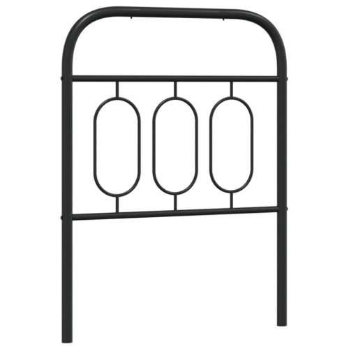 Metalno uzglavlje crno 75 cm - Crna 75 cm 1 Cijena