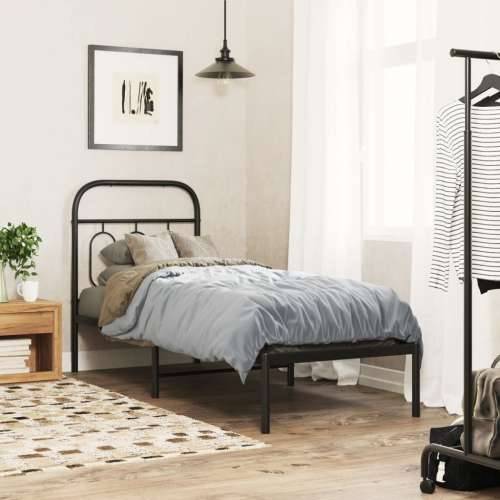 Metalno uzglavlje crno 75 cm - Crna 75 cm 1 Cijena
