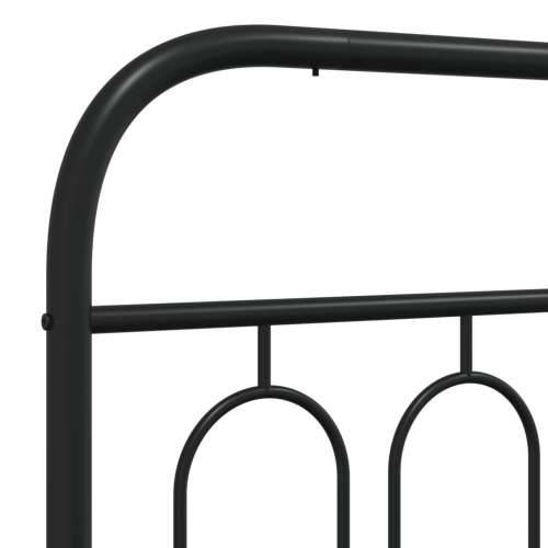 Metalno uzglavlje crno 75 cm - Crna 75 cm 1 Cijena