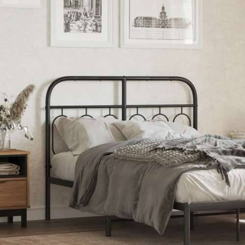 Metalno uzglavlje crno 120 cm - Crna 120 cm 1 Cijena