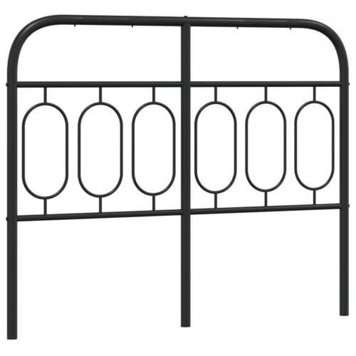 Metalno uzglavlje crno 120 cm - Crna 120 cm 1 Cijena