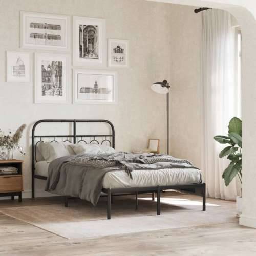 Metalno uzglavlje crno 120 cm - Crna 120 cm 1 Cijena
