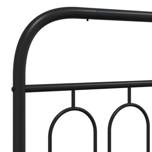 Metalno uzglavlje crno 120 cm - Crna 120 cm 1 Cijena