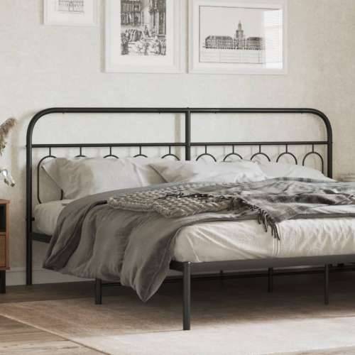 Metalno uzglavlje crno 200 cm - Crna 200 cm 1 Cijena