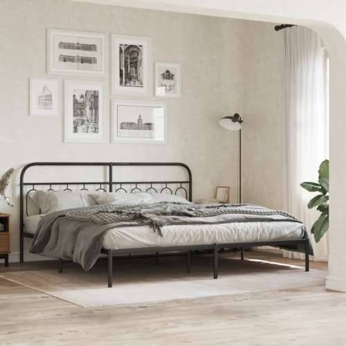 Metalno uzglavlje crno 200 cm - Crna 200 cm 1 Cijena