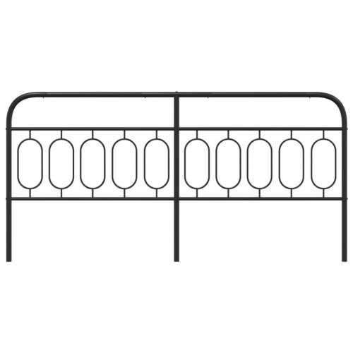 Metalno uzglavlje crno 200 cm - Crna 200 cm 1 Cijena