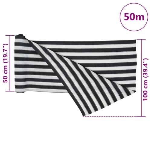 Mreža za privatnost antracit-bijela 1 x 50 m HDPE 75 g/m² - Antracit i bijela 1 x 50 m (75 g) 1 Cijena