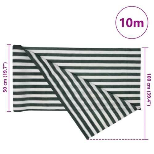 Mreža za privatnost zelena-bijela 1 x 10 m HDPE 150 g/m² - Zelena i bijela 1 x 10 m (150 g) 1 Cijena