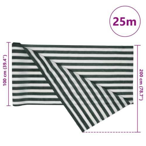 Mreža za privatnost zelena-bijela 2 x 25 m HDPE 150 g/m² - Zelena i bijela 2 x 25 m (150 g) 1 Cijena