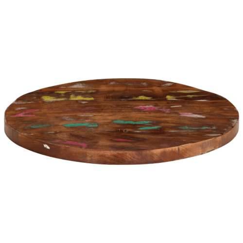 Stolna ploča Ø 60 x 2,5 cm okrugla od masivnog obnovljenog drva - Obnovljeno drvo (višebojno) 60 cm 1 25 mm Cijena