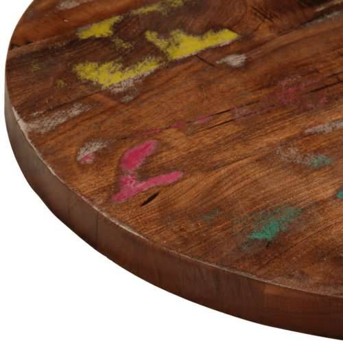 Stolna ploča Ø 60 x 2,5 cm okrugla od masivnog obnovljenog drva - Obnovljeno drvo (višebojno) 60 cm 1 25 mm Cijena