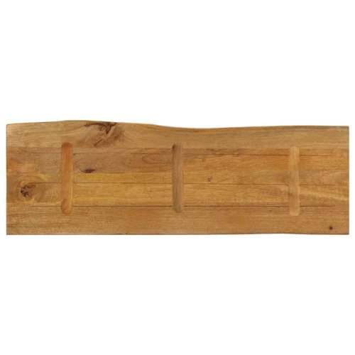Stolna ploča 110x40x2,5cm od masivnog drva manga sa živim rubom - Drvo manga (završna obrada od hrastovine) 110 x 40 cm 1 25 mm Cijena
