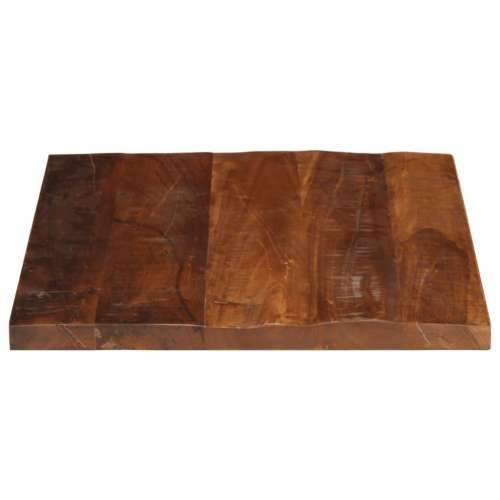 Ploča za stol 60x50x2,5 cm pravokutna masivno obnovljeno drvo - Obnovljeno drvo (prirodno) 60 x 50 cm 1 25 mm Cijena