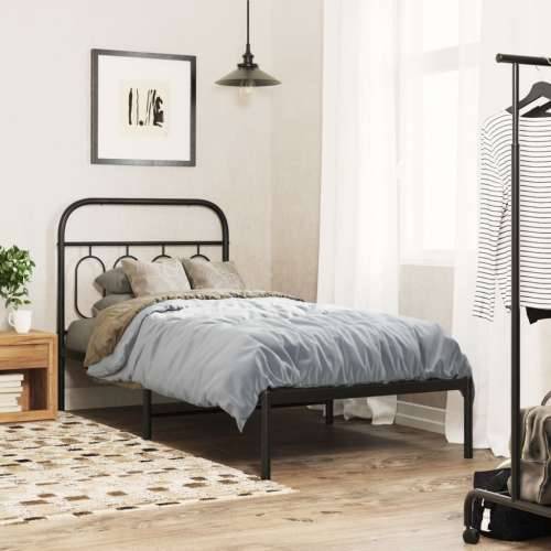 Metalno uzglavlje crno 80 cm Crna 80 cm 1 Cijena