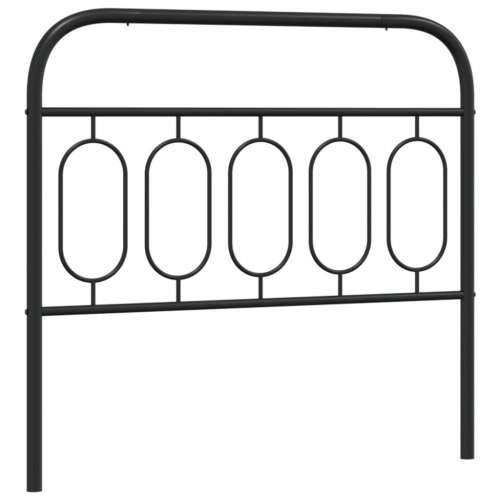 Metalno uzglavlje crno 100 cm - Crna 100 cm 1 Cijena