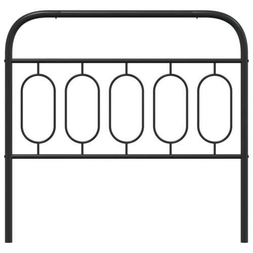 Metalno uzglavlje crno 100 cm - Crna 100 cm 1 Cijena
