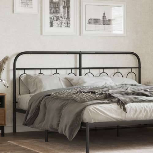 Metalno uzglavlje crno 160 cm - Crna 160 cm 1 Cijena