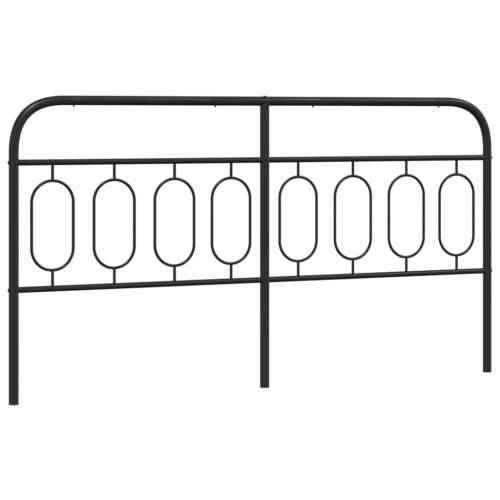 Metalno uzglavlje crno 160 cm - Crna 160 cm 1 Cijena