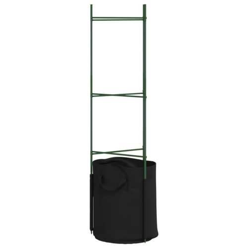 Kavez za rajčice s vrećicom za biljke 2 kom 116 cm čelik i PP 116 cm 2 s vrećom Cijena