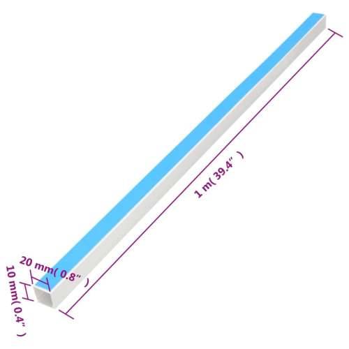 Kanalice za kabele samoljepljive 20x10 mm 10 m PVC - 20 x 10 mm 10m 10 Samoljepljivo 1 Cijena
