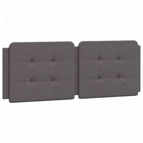 Krevet s madracem sivi 120 x 200 cm od umjetne kože - Siva 120 x 200 cm Cijena