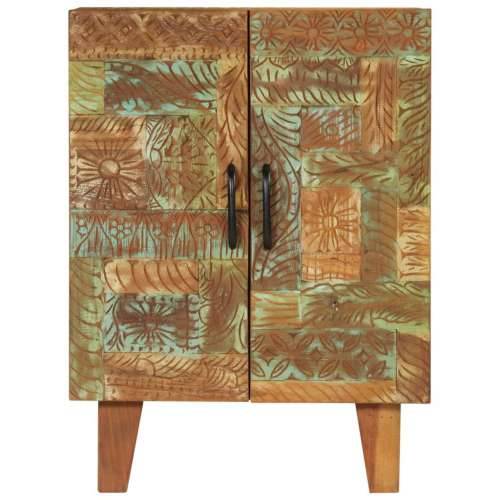 Ručno izrezbarena komoda 55x30x75 cm masivno obnovljeno drvo Cijena