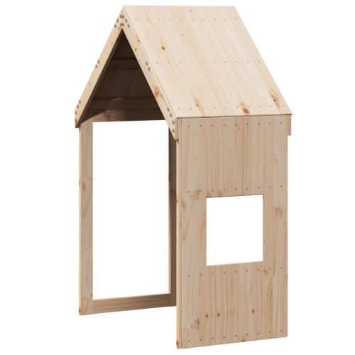 Krevet na kat s krovom 90 x 190 cm od masivne borovine - Prirodna 90 x 190 cm Cijena