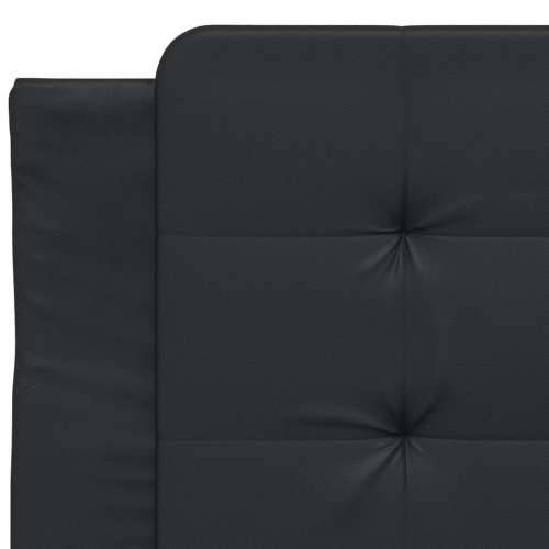 Krevet s madracem crni 90x190 cm od umjetne kože - Crna 90 x 190 cm Cijena