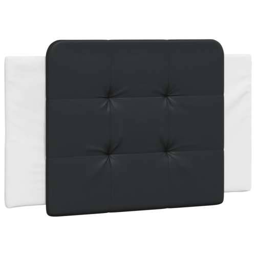 Krevet s madracem bijelo-crni 90 x 200 cm od umjetne kože - Bijela i crna 90 x 200 cm Cijena