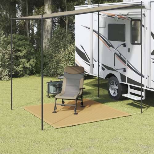 Tepih za šator boja pijeska 250 x 250 cm HDPE - Pijesak 250 x 250 cm 1 Cijena