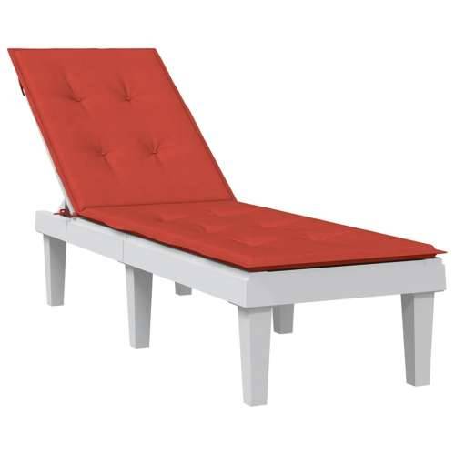 Jastuk za ležaljku prošarani crvena (75+105) x 50 x 4 cm tkanina - prošarana crvena 1 Cijena