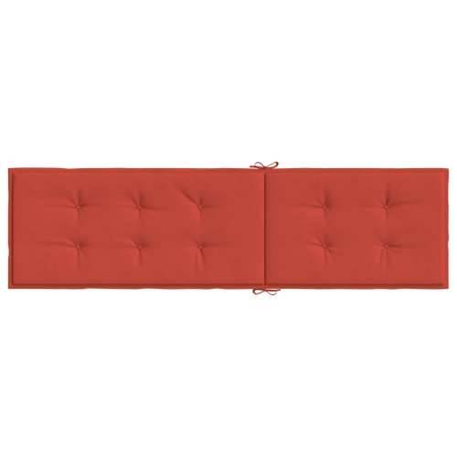 Jastuk za ležaljku prošarani crvena (75+105) x 50 x 4 cm tkanina - prošarana crvena 1 Cijena