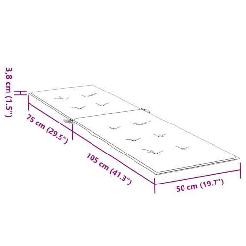 Jastuk za ležaljku prošarani crvena (75+105) x 50 x 4 cm tkanina - prošarana crvena 1 Cijena