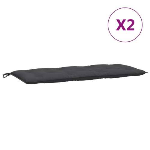 Jastuci za vrtnu klupu 2 kom antracit 120x50x7 cm tkanina - prošarana antracit 120 x 50 x 7 cm 1 Cijena
