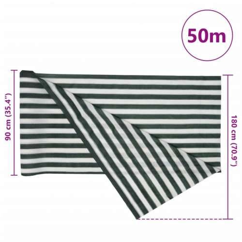 Mreža za privatnost zelena-bijela 1,8 x 50 m HDPE 75 g/m² - Zelena i bijela 1.8 x 50 m (75 g) 1 Cijena