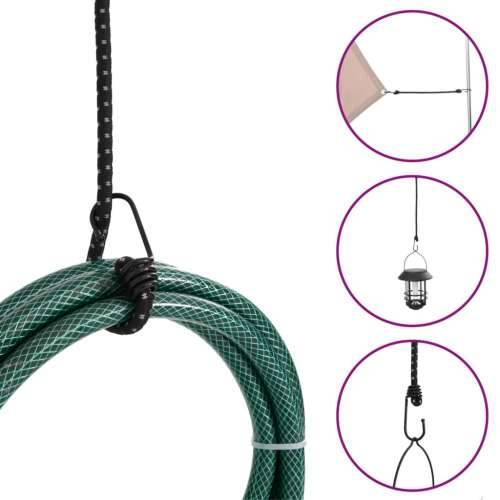 Užad za bungee s reflektirajućim prugama i kukama 10 kom 100 cm - 100 cm 10 Cijena