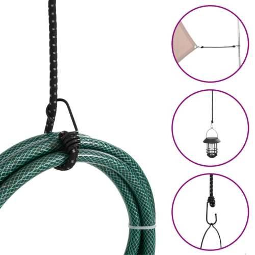 Užad za bungee s reflektirajućim prugama i kukama 50 kom 100 cm - 100 cm 50 Cijena