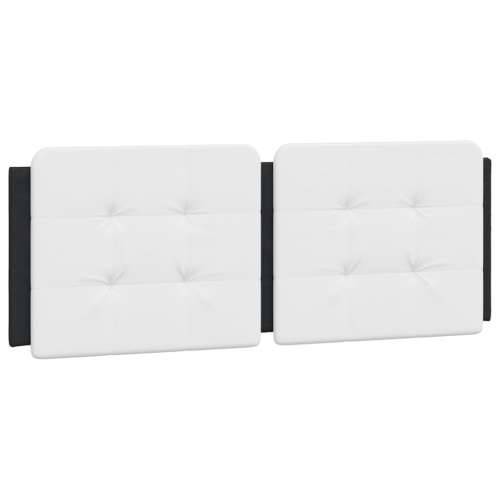 Krevet s madracem crno-bijeli 140 x 200 cm od umjetne kože - Crno-bijelo 140 x 200 cm Cijena