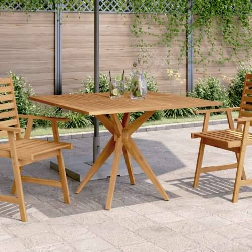 Vrtni stol četvrtasti 110 x 110 x 75 cm masivno bagremovo drvo - 110 x 110 x 75 cm 1 Cijena