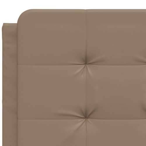 Krevet s madrac cappuccino 140x190 cm od umjetne kože - Boja cappuccina 140 x 190 cm Cijena