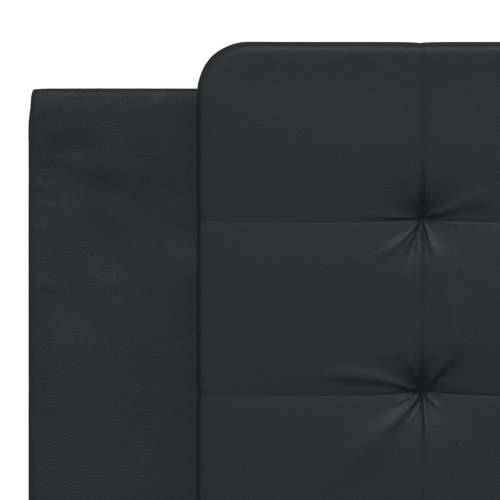 Krevet s madracem crni 180 x 200 cm od umjetne kože - Crna 180 x 200 cm Cijena