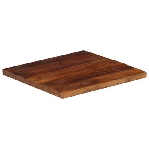 Stolna ploča 50x50x2,5 cm četvrtasta masivno obnovljeno drvo - Obnovljeno drvo (prirodno) 50 x 50 cm 1 25 mm Cijena