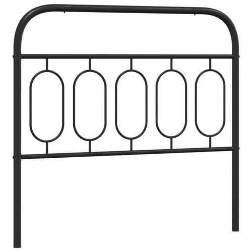Metalno uzglavlje crno 107 cm - Crna 107 cm 1 Cijena
