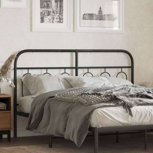 Metalno uzglavlje crno 150 cm - Crna 150 cm 1 Cijena