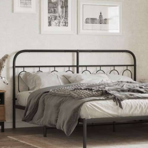 Metalno uzglavlje crno 183 cm - Crna 183 cm 1 Cijena