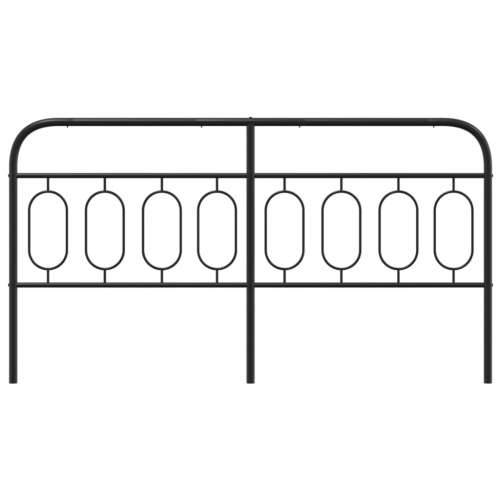 Metalno uzglavlje crno 183 cm - Crna 183 cm 1 Cijena