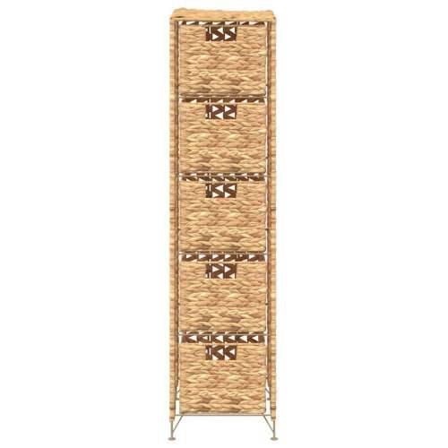 Ormarić za pohranu s 5 košara od vodenog zumbula 25,5 x 37 x 100 cm  - 25.5 x 37 x 100 cm 1 Cijena